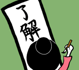 Tooth blackening Girl sticker #12724537