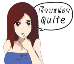 Lady cartoon sticker #12724651