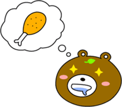 Cute Bear-daily life sticker #12725233