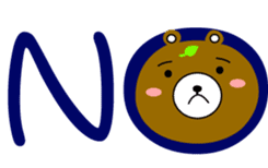 Cute Bear-daily life sticker #12725241