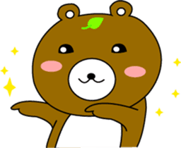 Cute Bear-daily life sticker #12725249