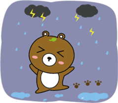 Cute Bear-daily life sticker #12725268
