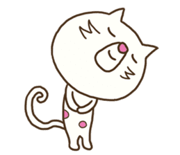 The polka dot cat (Mikawa dialect) sticker #12725831