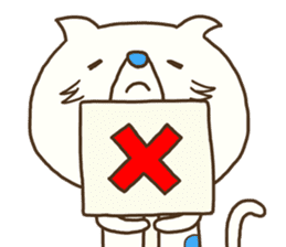 The polka dot cat (Mikawa dialect) sticker #12725835