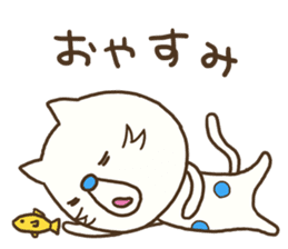 The polka dot cat (Mikawa dialect) sticker #12725851