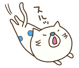 The polka dot cat (Mikawa dialect) sticker #12725860