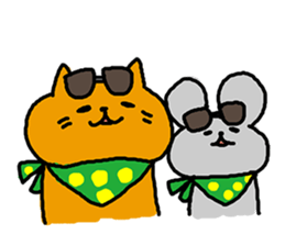 huwahuwa animals 4 sticker #12726351