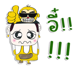 Hello! My name is Tanaka. I love monkey sticker #12726468