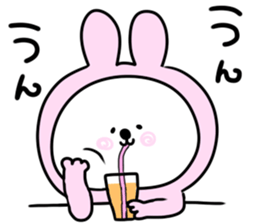 It is a panda in a rabbit sticker #12726785