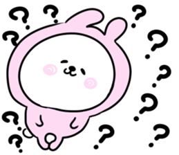 It is a panda in a rabbit sticker #12726787