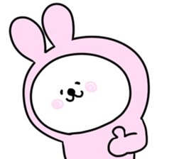 It is a panda in a rabbit sticker #12726793