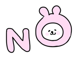 It is a panda in a rabbit sticker #12726799