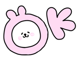 It is a panda in a rabbit sticker #12726800