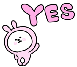 It is a panda in a rabbit sticker #12726801