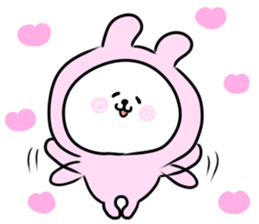 It is a panda in a rabbit sticker #12726809