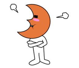 Part-time job of the sun and the moon sticker #12726889