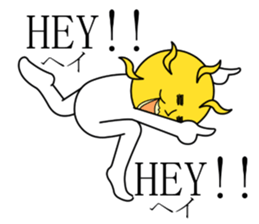 Part-time job of the sun and the moon sticker #12726893