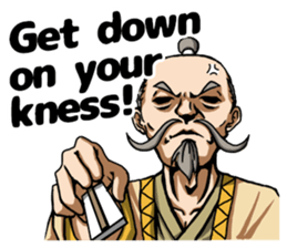 SAMURAI-words in english sticker #12727360