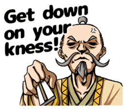 SAMURAI-words in english sticker #12727360