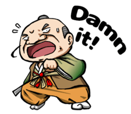 SAMURAI-words in english sticker #12727364