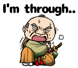 SAMURAI-words in english sticker #12727365