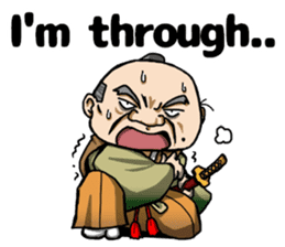 SAMURAI-words in english sticker #12727365