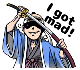SAMURAI-words in english sticker #12727375
