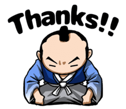 SAMURAI-words in english sticker #12727379