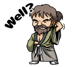 SAMURAI-words in english sticker #12727381