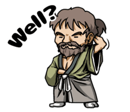 SAMURAI-words in english sticker #12727381