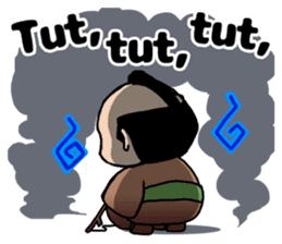 SAMURAI-words in english sticker #12727384