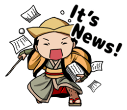 SAMURAI-words in english sticker #12727385