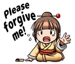 SAMURAI-words in english sticker #12727390