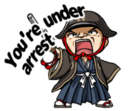 SAMURAI-words in english sticker #12727394