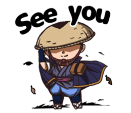 SAMURAI-words in english sticker #12727397