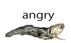 (anime)Dried sardine English version sticker #12727763