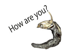 (anime)Dried sardine English version sticker #12727764