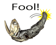 (anime)Dried sardine English version sticker #12727766