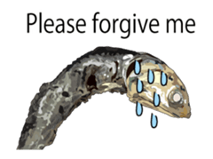 (anime)Dried sardine English version sticker #12727780