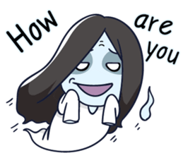 A cute girl ghost (English version) sticker #12728366
