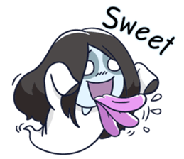 A cute girl ghost (English version) sticker #12728368