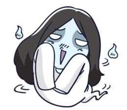 A cute girl ghost (English version) sticker #12728369