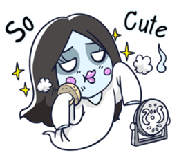 A cute girl ghost (English version) sticker #12728372