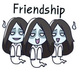 A cute girl ghost (English version) sticker #12728402