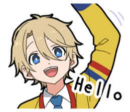 Bilingual-boy sticker #12728606