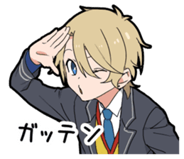 Bilingual-boy sticker #12728610