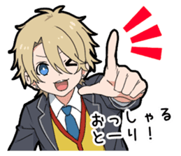 Bilingual-boy sticker #12728611