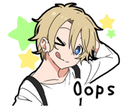 Bilingual-boy sticker #12728620