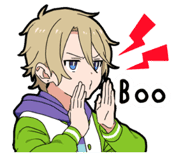 Bilingual-boy sticker #12728625