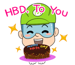 MOC boy sticker #12728787